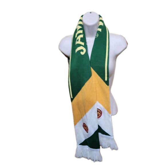 JOHN JAMESON & SON LIMITED IRISH WHISKEY SCARF Promo 7" X 58" White Green - Picture 4 of 6